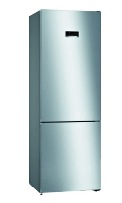 Bosch KGN49XLEA SER4; Comfort; Free-standing fridge-freezer NoFrost, E, 203/70/67cm, 435l(330+105), 40dB, VitaFresh, Inox-look, display