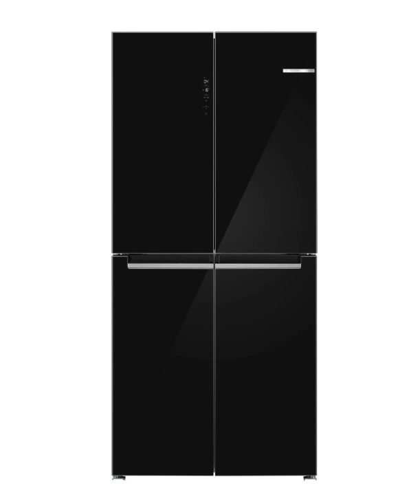 Bosch KMC85LBEA SER4 Хладилник с фризер Multi-door, NoFrost, E, 190/86/67, 547л (324+223), 38dB(C), IC, 2 чекмеджета VitaFresh XXL, врата Glass black