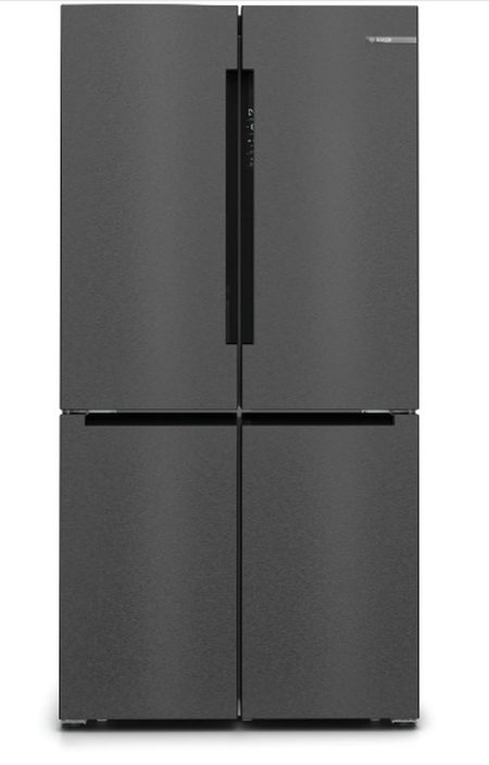 Bosch KFN96AXEA, SER6, Multi-door fridge-freezer, NoFrost, E, 183/91/73, 605 l (405+200), 38d B(C), VitaFresh XXL <0°C>, Home Connect, Black stainless steel