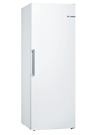 BOSCH GSN58AWEV SER6 FS изправен фризер, NoFrost, D, 191/70/65см, 366л, 39dB(C), IC, 5 чекмеджета (1 BigBox), 3 рафта, дръжка, бял