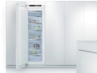 Вграден фризер Bosch GIN81VEE0, SER4, NoFrost, E, 177.2 x 55.8 см, 212 л, 35 dB(B), SuperFreeze, 5 чекмеджета (1 BigBox), плоска панта