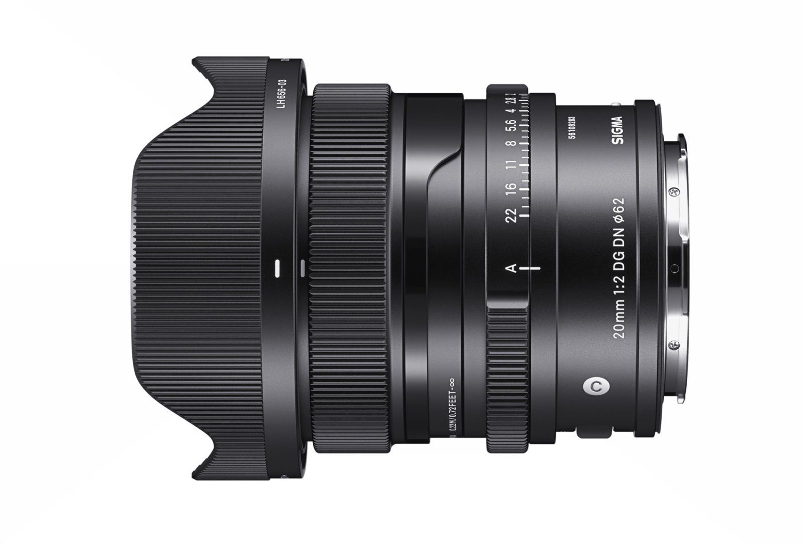 Обектив SIGMA 20mm F2 DG DN C за Panasonic