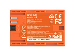 Батерия SmallRig 5407, Еквивалент на Canon LP-E6P, С USB-C порт, 2520 mAh, 7.2 V