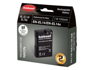 Батерия Hahnel, еквивалент на Nikon HL-EL14/14A/EN-EL14/14a, 1050 mAh, 7,4 V