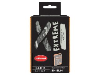 Батерия Hahnel Extreme, еквивалент на Nikon HLX-EL14/EN-EL14, 1100 mAh, 7,4 V