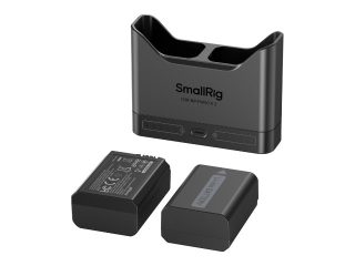 Комплект две батерии NP-FW50 и зарядно устройство SmallRig 5488 Turbo Charging Kit