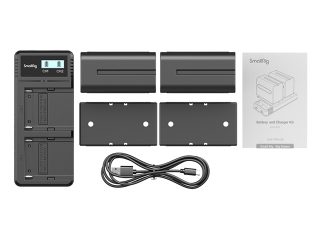 Комплект зарядно и две батерии SmallRig 3823 еквивалент на Sony NP-F970