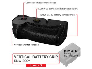 Грип за батерии за Panasonic Lumix DC-G9